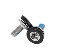 2 tornillos hexagonales de fijación de brazo de manivela de 8 mm con tapas, tornillos de soporte inferior sin tapa para bicicletas de montaña y carretera, compatibles con FSA, Suntour, Prowheel y más