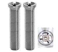 2 tornillos huecos para fregadero, tornillo hueco para válvulas de cesta de colador, M12 x 70 mm, latón cromado, tornillo hueco para fregadero, tornillos de 70 mm, adecuado para fregaderos de cocina