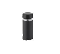 2 tornillos publicitarios de acero inoxidable negro, separadores de letreros, sujetadores de vidrio, clavos for espejos, herrajes de fijación for carteles publicitarios.(Black colour,12x20 2pcs)