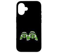 2 Tortugas Reggae Music Team Rasta Sombrero de pelo Jamaica Friends Carcasa para iPhone 16
