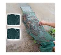 2 trampas de Cebo for camarones y cangrejos de 7,9 a 52,5 pies de Largo, trampas for Peces, Red de Pesca, Captura automáticamente más Peces fácilmente(Long4.0m/13.1Ft)