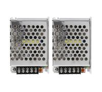 2 transformadores de voltaje de CA 100V-240V a CC 12V 3A 36W con interruptor y fuente de alimentación para tiras LED