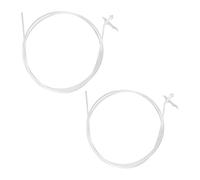 2 tubos de extensión de espuma pulverizadora de 2 m de largo con puntas ajustables para boquilla de pulverización de repuesto