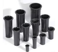 2 tubos guía de altavoz en ABS para uso de puerto de tubo invertido de altavoz, mejorando el rendimiento de graves y el sonido en aplicaciones de subwoofer (50 x 141)