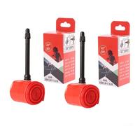 2 tubos interiores de TPU para bicicleta de 22 pulgadas para válvula Presta de 45 mm con cuerpo de tubo sin costuras y sello de boquilla triple reforzado ((((501 1.0-1 3/8) 45 mm