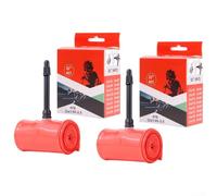 2 tubos interiores de TPU para bicicletas de 22 pulgadas para válvula Presta de 45 mm con conexión de boquilla reforzada triple y diseño de tubo sin costuras (457 1.95-2.5) 45 mm