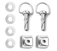 2 tuercas de fijación A4519880067 para tornillos de cubierta de motor de coche compatibles con forFor for451 y forFortwo 2007 2015 Secure and