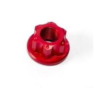 2 tuercas M10 x 1.0 para eje de rueda trasera de bicicleta, aleación de aluminio para pernos de fijación de cubo de bicicleta para bicicletas tradicionales vintage, negro, rojo, azul, dorado, verde