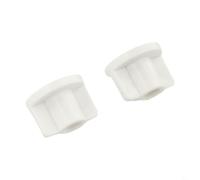 2 tuercas traseras para tapa de inodoro para fijación inferior de asiento de inodoro para tornillos de 6 mm, repuesto de tuerca trasera de tapa de inodoro