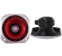 2 tweeter piezoeléctrico de bocina de 3 pulgadas y 80 mm, 100 W, altavoz de audio piezoeléctrico con altavoz de luz