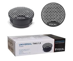 2 tweeters Focal TWU1.5 TWU 1.5 de 5,00 cm 50 mm 2" diámetro 15 vatios rms y 100 vatios MAX impedancia 4 ohmios sensibilidad 94 db spl por Coche, por par