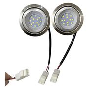 2 uds 1,5-2w bombilla Led for campana extractora 12V 24V 110V 220V con conector SM EL YL 2,36-2,56 pulgadas luz de armario con orificio equivalente a halógeno de 20W ( Color : Warm white , Size : YL C