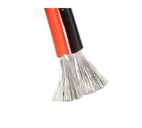 2 uds 10/20/30/40/50M Cable de Silicona Rojo Negro 30/28/26/24/22/20/18/16/14/12/10/8AWG Cables de Cobre Flexibles(10m,14AWG)