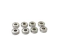 2 uds/10 Uds rodamiento de acero inoxidable SMR93 3 * 9 * 4,SMR95 5 * 9 * 3,SMR104 4 * 10 * 4,SMR105 5 * 10 * 4,SMR106 6 * 10 * 3,SMR115 5 * 11 * 4mm(2PCS,SMR62ZZ 2x6x2.5mm)