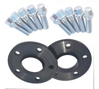2 Uds 10mm/12mm 5x112 66,6 Reemplazo Adaptador Centrado Extendido Para Cubo Rueda Espaciador Kit M14 X 1,25 Compatible Con M8 Para M5 Z4 X7 Separadores ruedas coche