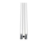 2 Uds 1515 Perfil De Aluminio Ranura En T Carril Lineal 1m Marco Extrusión Plateado Cámara Deslizante Muebles Impresora 3D(Inner hole 5mm,800mm)