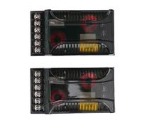 2 uds 2 vías de Audio para coche Crossover protección contra sobrecorriente Universal disipación de calor altavoz divisor de frecuencia