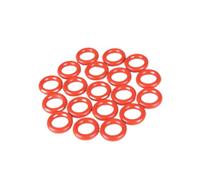 2 uds 225x4 225 * 4 230x4 230 * 4 235x4 235 * 4 OD * espesor 4MM de espesor junta tórica de sello de aceite rojo de calidad alimentaria(235mm OD)