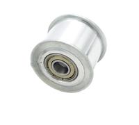 2 uds 24 dientes 5M polea tensora diámetro de rueda 5/6/7/8/10/12/15mm con rodamiento for ancho 15mm/20mm/25mm guía HTD5M polea síncrona(Bore 12mm No teeth,For width 15mm)