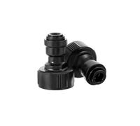 2 uds 3/4 "rosca hembra a 8mm grifo juntas rápidas con filtro de malla jardín nebulización riego por aspersión adaptador de grifo de manguera rápida