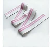 2 uds., 3,5x80cm, cuello de costilla de punto, tela para puños, estilo fino, adornos elásticos para escote a rayas, accesorios de costura de ropa DIY hechos a mano
