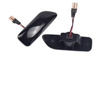 2 uds 30722641 3072264 for Volvo S60 S80 V70 XC70 XC90 2000-2009 indicador lateral delantero dinámico luz indicadora de señal giro(2Pcs Dynamic Black)