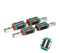 2 uds 30mm HGR30 300, 400, 500, 600, 700, 800, 1000, 1100mm guía de carril lineal + 4 Uds HGH30CA/HGW30CA rodamiento(HGH30CA,750mm)