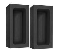 2 Uds. (4-2Kg) Moldes de Lingotes de Grafito para Fundir FundicióN Refinar Metal Cobre Plata Aluminio LatóN