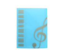 2 uds 40 páginas tamaño A4 soporte for partituras carpeta de archivos almacenamiento Ideal for practicar piano, violín y tocar instrumentos para Partituras, Archivos(Sky Blue)