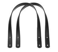 2 Uds., 45Cm, Asa para Bolso De Cuero, Correa para El Hombro, Asas para Bolso De Mujer, Accesorios para Bolso De Repuesto, Negro, Talla única
