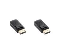 2 Uds 4K Dummy Plug DP Adaptador de Pantalla Virtual Tarjeta GráFica de VíDeo Tramposo EDID Emulador Fantasma Sin Cabeza
