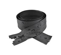2 uds 5# cremalleras impermeables de nailon 15-150cm DIY chaqueta bolsa reparación de cremalleras accesorios de costura, Negro, 40cm