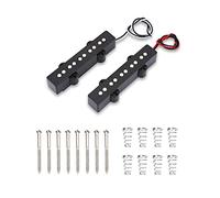 2 uds 5 cuerdas conjunto de pastilla de puente abierto accesorio de instrumento de música para Jazz Bass JB accesorio de bajo eléctrico pastilla de guitarra eléctrica