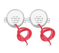 2 uds 50TYC Mni Motor síncrono 4W AC 12V Micro reducción sincronizada CW/CCW dirección reemplazo de equipo eléctrico 5-6R / MIN