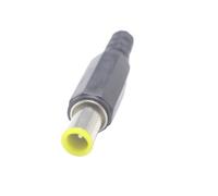 2 uds 6,5mm X 4,4mm con conector de clavija CC de alimentación de 1,3mm adaptador de CC de plástico conector CC de 6,5X4,4 Mm con punta de 1,3mm