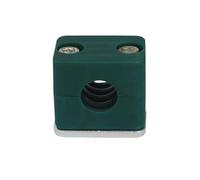 2 uds 6/8/10/15/20/25/28/30/35mm de diámetro tubo atornillado Clips de plástico abrazadera de tubo Kit de sujeción de tubo(8mm Diameter Pipe)