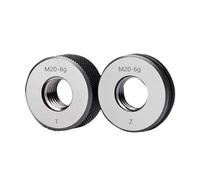 2 Uds 6G 58-65HRC M68-M76 Herramienta De Medida De Anillo De Rosca De Diente Fino X0.5/0,75/1/1.5/2/3/4/6 Métrico para maquinistas(M75X0.5 6g T Z)