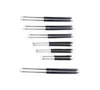 2 uds 800N 300-600mm Universal para coche capó maletero puerta trasera amortiguador barra soporte resorte Resorte de gas Maletero(550mm)