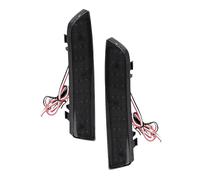 2 uds A4478260140 Reflector parachoques trasero LED parada freno luz roja lente humo para Mercedes para Benz W447 para Vito 2014-2021 Tercera Luz Freno Trasera(Negro)