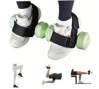 2 uds accesorio para pies con mancuernas levantamiento de pesas ajustable correas para tobillos con mancuernas entrenamientos de piernas para flexores de cadera férula para espinillas rizos de isquiot