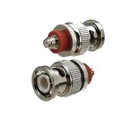 2 uds Adaptador de Conector BNC Macho Enchufe a Microdot L5 M5 10-32UNF Hembra Jack RF Coaxial convertidor 50ohm Terminal de Cable