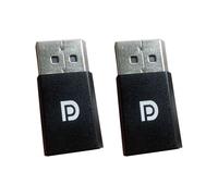 2 Uds. Adaptador de Pantalla Virtual DP 4K Dummy Plug EDID Emulador Fantasma Sin Cabeza Tarjeta Gráfica de Vídeo Tramposo