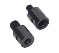 2 Uds Adaptadores de Broca de Rosca M10 a M14 y M10 a M14 Convertidor de Varilla de Extensión Adaptador de Eje de Broca de Núcleo para Amoladora Angular de Abridor de Agujeros