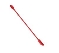2 uds alargar Mini tarro suave pastel crema mermelada raspadores maquillaje espátulas mantequilla cuchillo accesorios de herramientas cocina para Raspar(Red,30.5x1.5cm)