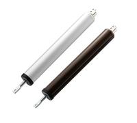 2 uds amortiguador automático cierrapuertas 35KG neumático hidráulico velocidad ajustable posicionamiento más cerca hogar soporte de puerta madera Hardware para Instalar en las Puertas(Brown-silver)