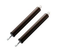 2 Uds Amortiguador Automático Cierrapuertas 35KG Neumático Hidráulico Velocidad Ajustable Posicionamiento Más Cerca Hogar Soporte De Puerta Madera Hardware Para Puerta(Brown)