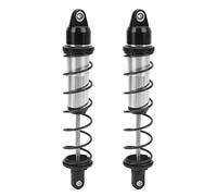 2 uds amortiguador trasero delantero absorción de impacto mejora la estabilidad amortiguador trasero delantero RC de 190mm para coche 1/5 RC (Negra)