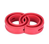 2 Uds Amortiguador Universal TPE Espaciadores de Resorte Helicoidal Rojo