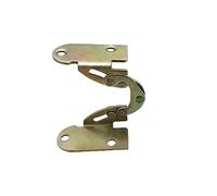 2 uds. Bisagra con solapa de 180 grados, bisagra plegable oculta de hierro for mesa de comedor, escritorio, cama, mecanismo de soporte, combinación de accesorios for muebles(18mm 2pcs)