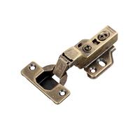 2 uds bisagra de gabinete hidráulica súper silenciosa muebles de acero inoxidable bisagras de puerta de armario amortiguador de núcleo de cobre más cerca(Embed)